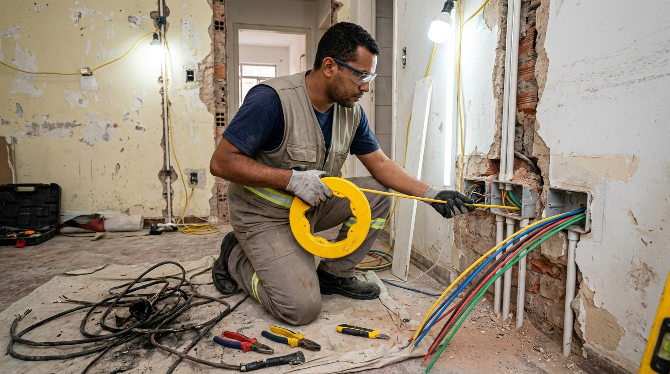 Cabeamento elétrico para empresas em Suzano‑SP